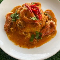 ข้าวไข่ข้นต้มยำทะเล