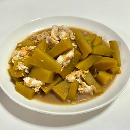 ผัดฝักทองใส่ไข่