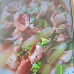 ยําเซี่ยงไฮ้เนี้อปลาล้วน