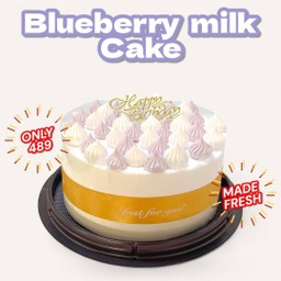 เค้กบลูเบอร์รี่นมสด ขนาด1ปอนด์