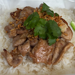 (กับข้าว)หมูผัดกระเทียม