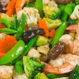 ผัดผักรวม (กับข้าว)