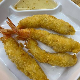 กุ้งชุบแป้งทอด(4ตัว)