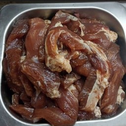 หมูหมักเม็ดผักชี 香菜籽醃豬肉