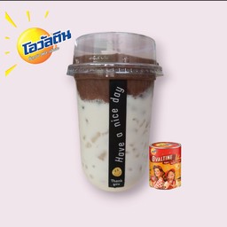 นมเหนียวโอวัลตินหนึบ