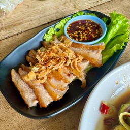 คอหมูย่างจิ้มแจ่ว