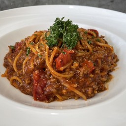 สปาเก็ตตี้ซอสมะเขือเทศกุ้ง