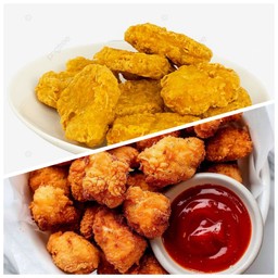 นักเก็ต+ไก่ป็อบ