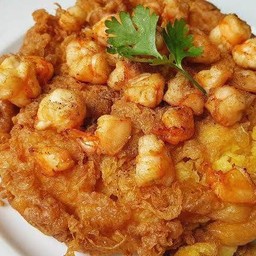 ข้าวไข่เจียวกุ้งสับ