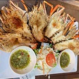 กุ้งเผาผ่าหัว ชุดใหญ่