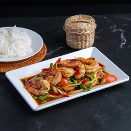 ตำกุ้งสุก