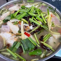 ต้มยำปลาทับทิม(หม้อไฟ)