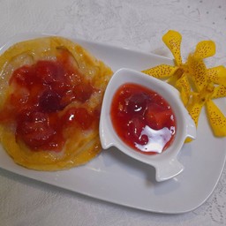 โรตีแยมสตรอเบอร์รี