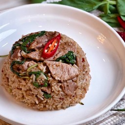 ข้าวกะเพรา  คลุกข้าว ไก่สับ (100g)