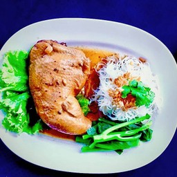 เส้นไก่อบ