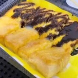 ปังปิ้งทูโทน นม+ช็อค