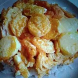 ข้าวไข่เจียวเต้าหู้อ่อน