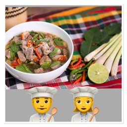 ต้มแซ่บเนื้อวัว(อาหารนานาชาติ)