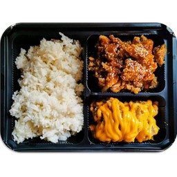 เซ็ตข้าวไก่กรอบซอสเกาหลี+ไก่ราดชีส