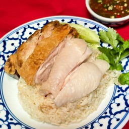 ข้าวมันไก่ผสม