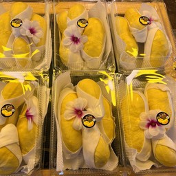 เกรดA ทุเรียนหมอนทองแกะเนื้อล้วน 1 กิโลกรัม