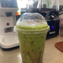 ชาเขียวนม โกโก้ Ice Green tea cocoa