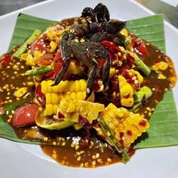 ตำข้าวโพด(ปูปลาร้า)