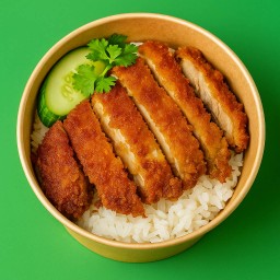 ข้าวไก่ทอดซอสน้ำปลาอร่อยท้าลอง