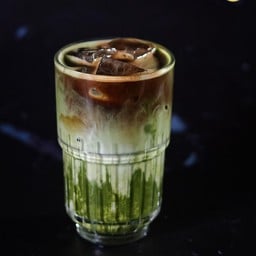 Matcha Coffee Latte