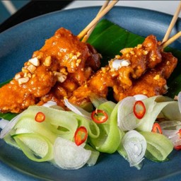 สะเต๊ะลือหมูคุโรบูตะ