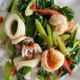 ข้าวคะน้าทะเล