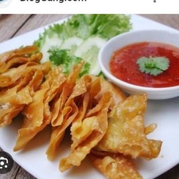 กี๊ยวห่อไก่ทอดการอบ