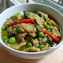 แกงเขียวเนื้อวัว(อาหารนานาชาติ)