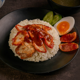 ข้าวหมูแดงล้วน