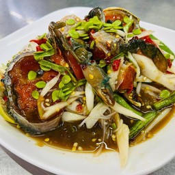 ตำซั่วปูทะเลไข่ดอง