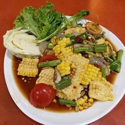 ตำ ข้าวโพดกุ้งสด