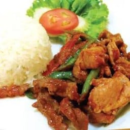 เจ๊จินต์ ต้มเลือดหมูสุกี้ ราดหน้า-ปตท.ดอนเจดีย์