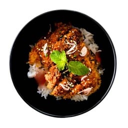 ข้าวหน้ายำไก่แซ่บ
