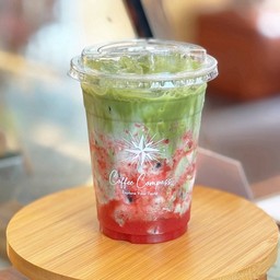 Strawberry Matcha Latte