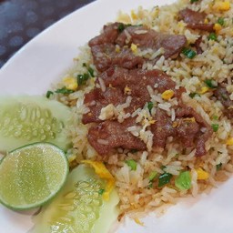 ข้าวผัดเนื้อวัว(อาหารนานาชาติ)