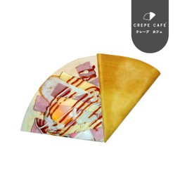 (Crepe Cafe By เครปแป้งอร่อย) เครปไข่ดาวแฮมชีส