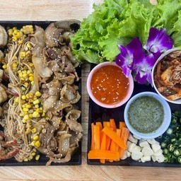 หมวยน้อยย่างให้หมู+กุ้ง(S)