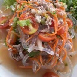 ยำเส้นแก้วหมูสับ