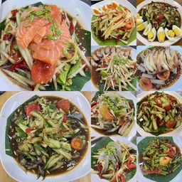 ตำแตงกุ้งสด