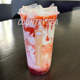 นมสดสตอร์เบอร์รี่