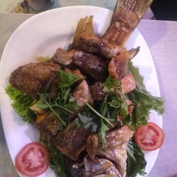 ปลากระพงทอด