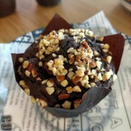 Double chocolate muffin