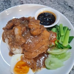 ข้างหมูแดง+หมูกรอบ