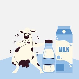 นมสด ปั่น Fresh milk Frappe