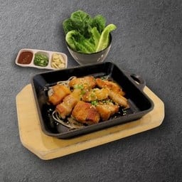 หมูสามชั้นย่างสไตล์เกาหลี